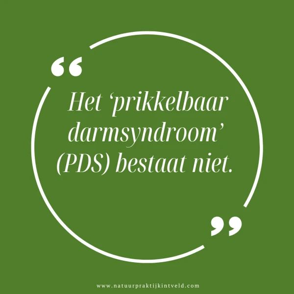 Het 'prikkelbaar darmsyndroom' bestaat niet...